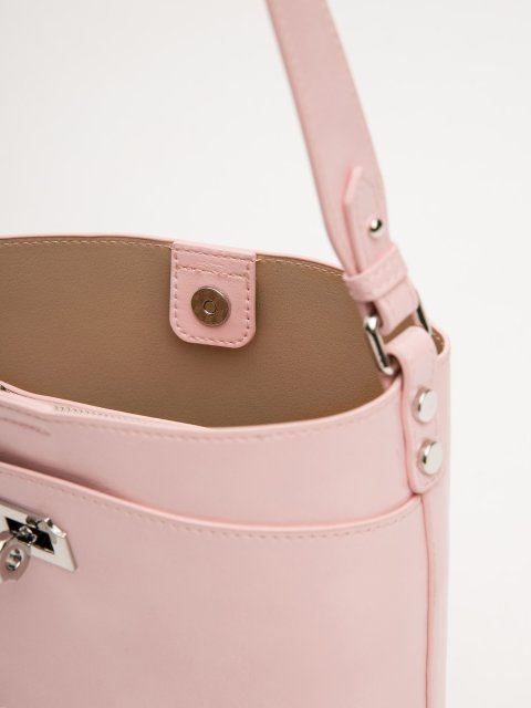 Розовый кросс-боди Royal cuir (Royal cuir) - артикул: 0К-00077280 - ракурс 11