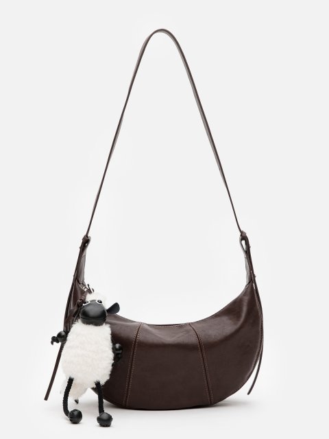 Темно-коричневый хобо Royal cuir (Royal cuir) - артикул: 0К-00080311 - ракурс 1