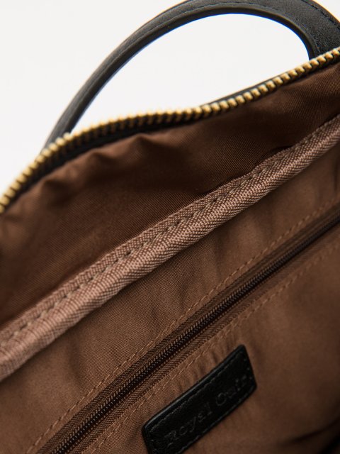 Чёрный саквояж Royal cuir (Royal cuir) - артикул: 0К-00075951 - ракурс 4