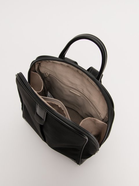 Чёрный рюкзак David Jones (Дэвид Джонс) - артикул: 0К-00079688 - ракурс 3