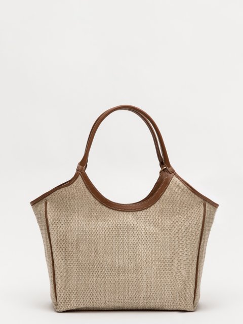 Бежевый тоут David Jones (Дэвид Джонс) - артикул: 0К-00077122 - ракурс 2