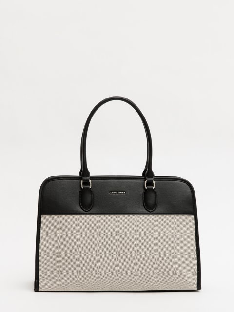 Чёрный саквояж David Jones (Дэвид Джонс) - артикул: 0К-00077176 - ракурс 1