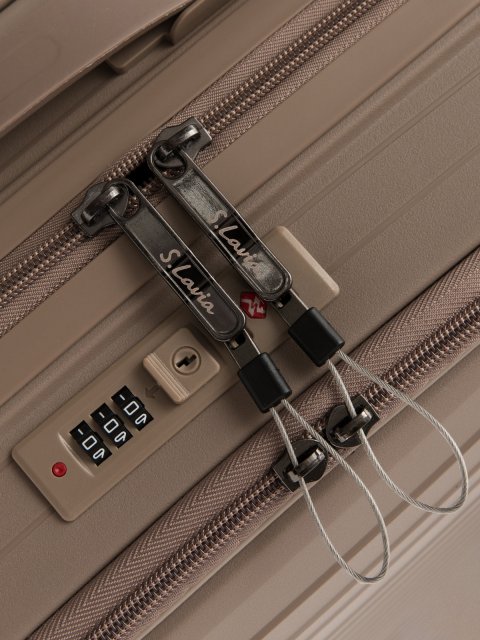 Серо-коричневый чемодан S.Lavia (Славия) - артикул: 0К-00067842 - ракурс 6