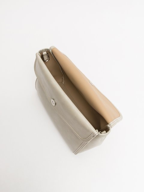 Светло-серый кросс-боди Royal cuir (Royal cuir) - артикул: 0К-00077351 - ракурс 4