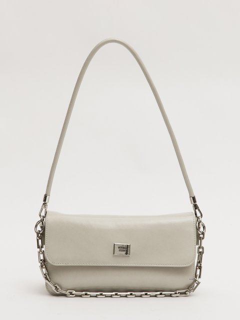 Светло-серый кросс-боди Royal cuir (Royal cuir) - артикул: 0К-00077341 - ракурс 1