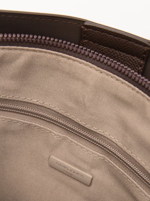 Темно-коричневый кросс-боди David Jones (Дэвид Джонс) - артикул: 0К-00079039 - ракурс 4