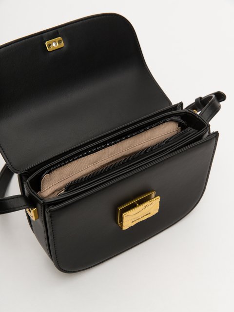 Чёрный кросс-боди David Jones (Дэвид Джонс) - артикул: 0К-00079136 - ракурс 3