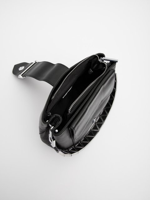 Чёрный кросс-боди Polina (Полина) - артикул: 0К-00073134 - ракурс 3