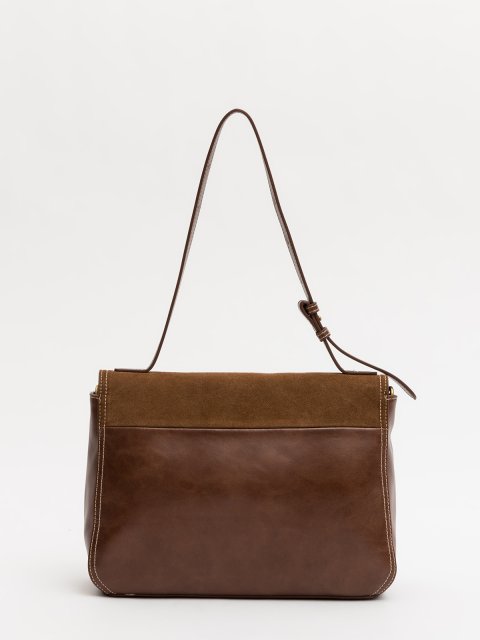 Коричневый сэтчел At you (At you) - артикул: 0К-00075935 - ракурс 3