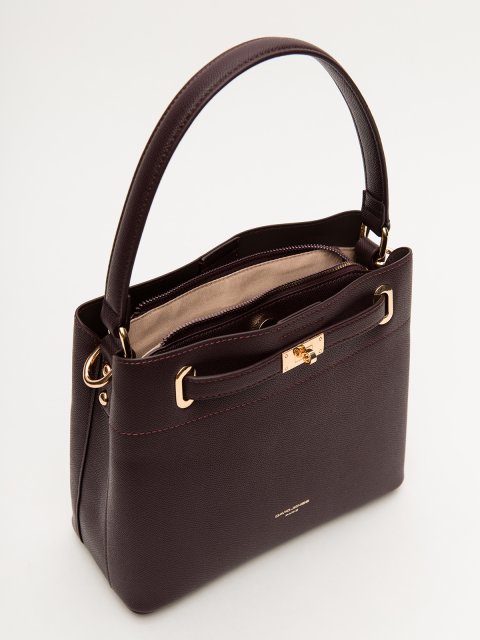 Бордовый кросс-боди David Jones. Вид 4.