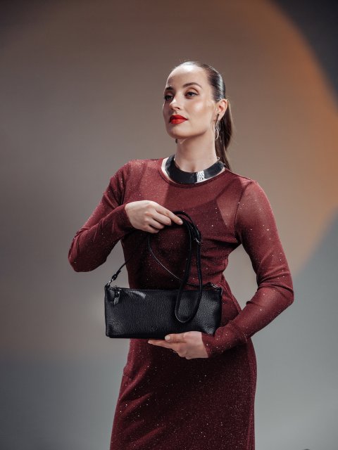 Чёрный кросс-боди S.Lavia (Славия) - артикул: 00159 12 01 - ракурс 1