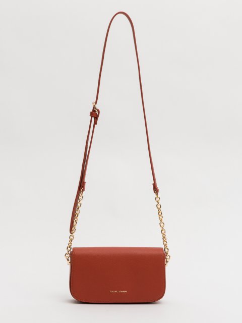 Коралловый кросс-боди David Jones (Дэвид Джонс) - артикул: 0К-00077161 - ракурс 1