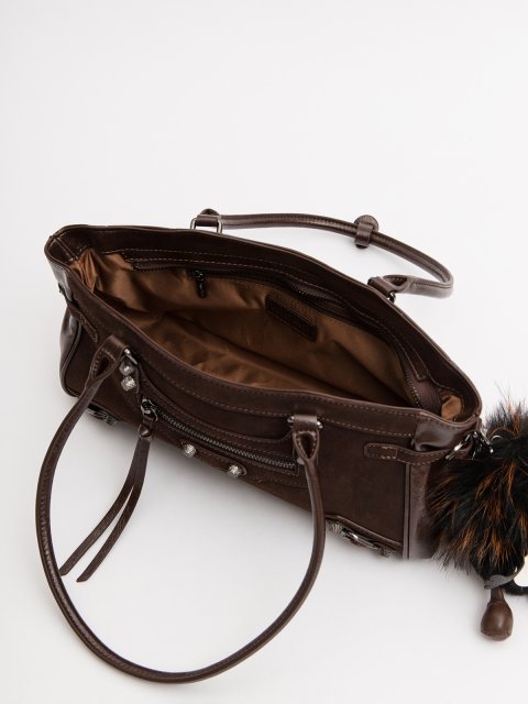 Темно-коричневый тоут At you (At you) - артикул: 0К-00075983 - ракурс 3