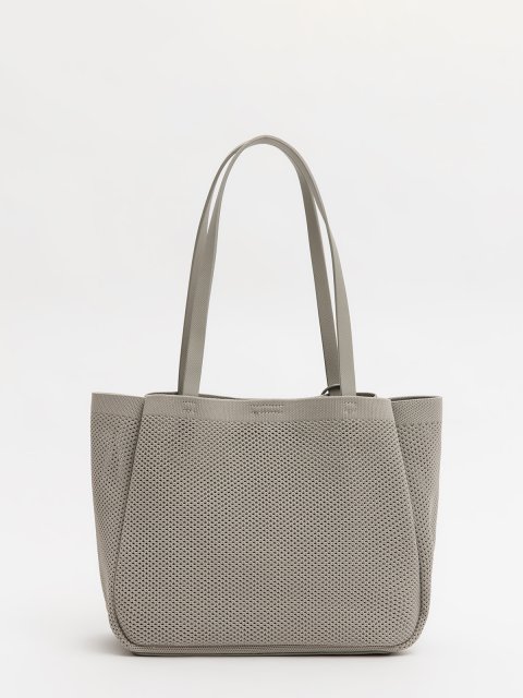 Серый шоппер David Jones (Дэвид Джонс) - артикул: 0К-00077124 - ракурс 2