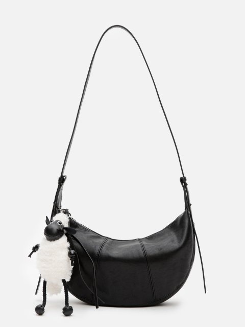 Чёрный хобо Royal cuir (Royal cuir) - артикул: 0К-00080310 - ракурс 1