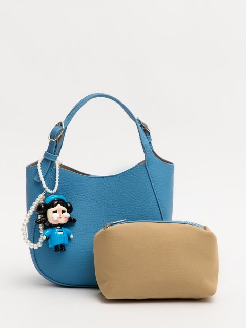 Синий хобо Royal cuir (Royal cuir) - артикул: 0К-00077344 - ракурс 3