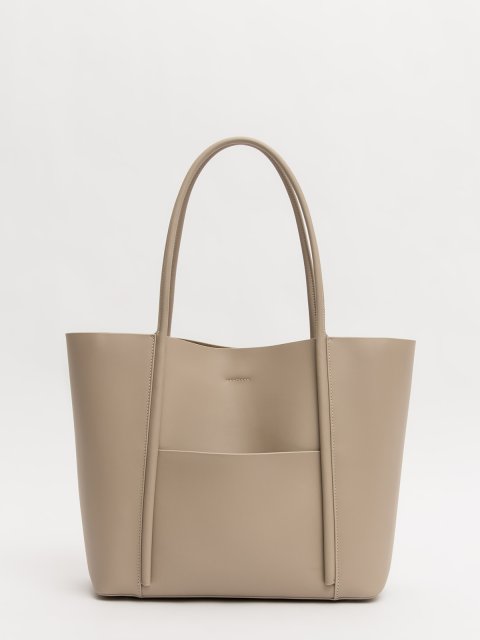 Бежевый шоппер AT YOU (AT YOU) - артикул: 0К-00077245 - ракурс 2