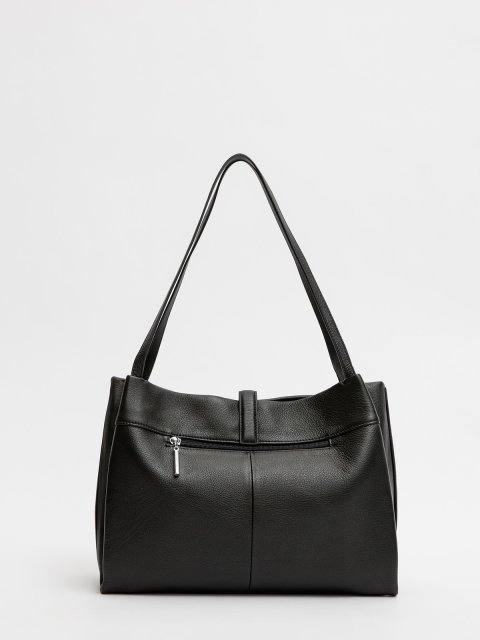 Чёрный шоппер Polina (Полина) - артикул: 0К-00073144 - ракурс 2