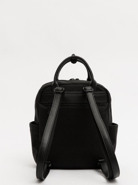 Чёрный рюкзак David Jones (Дэвид Джонс) - артикул: 0К-00077172 - ракурс 2