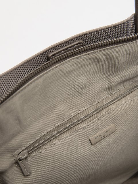 Серо-коричневый шоппер David Jones (Дэвид Джонс) - артикул: 0К-00077125 - ракурс 4