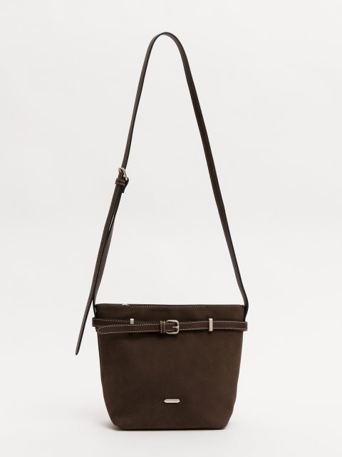 Темно-коричневый кросс-боди David Jones (Дэвид Джонс) - артикул: 0К-00077186 - ракурс 1
