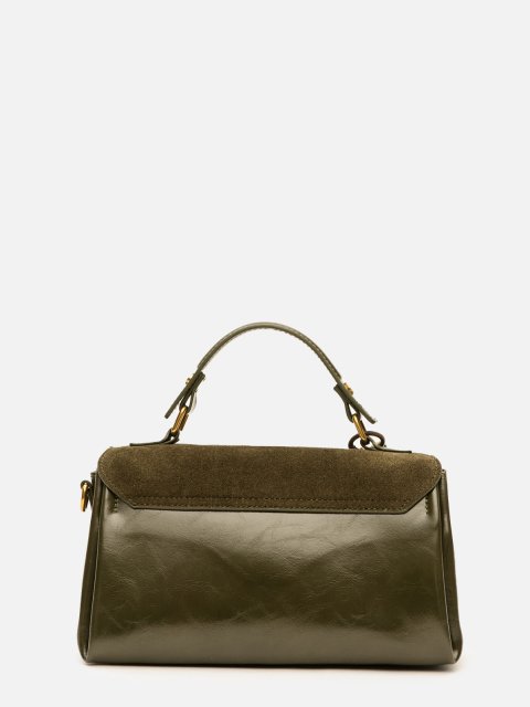 Оливковый сэтчел Royal cuir (Royal cuir) - артикул: 0К-00080293 - ракурс 2