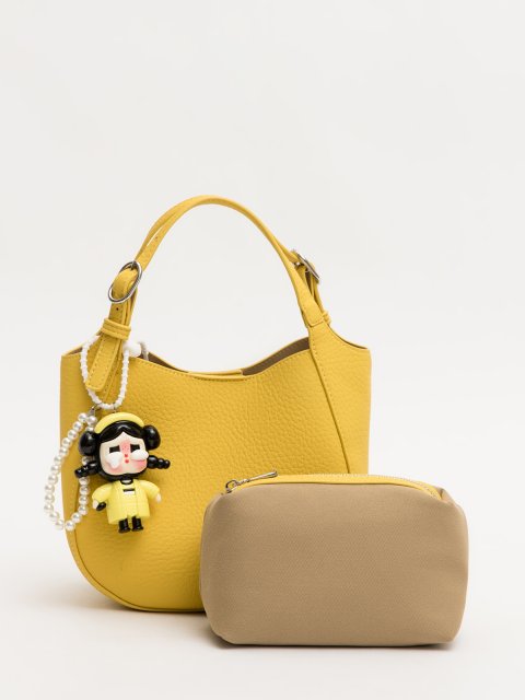 Жёлтый хобо Royal cuir (Royal cuir) - артикул: 0К-00077345 - ракурс 3