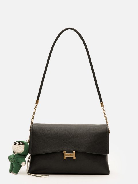 Чёрный кросс-боди Royal cuir (Royal cuir) - артикул: 0К-00078051 - ракурс 1