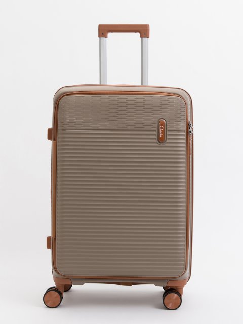 Темно-бежевый чемодан S.Lavia (Славия) - артикул: 0К-00075367 - ракурс 1