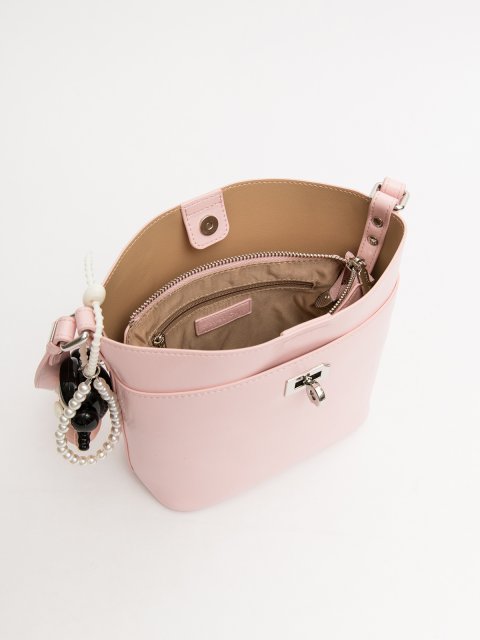 Розовый кросс-боди Royal cuir (Royal cuir) - артикул: 0К-00077280 - ракурс 3