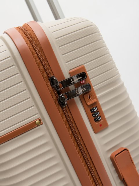 Бежево-серый чемодан S.Lavia (Славия) - артикул: 0К-00067832 - ракурс 5
