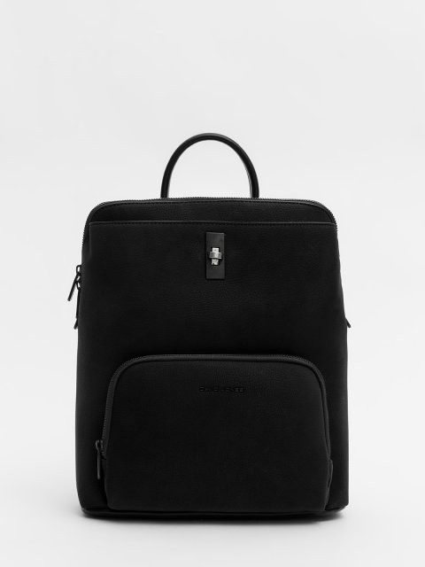 Чёрный рюкзак David Jones (Дэвид Джонс) - артикул: 0К-00077152 - ракурс 1