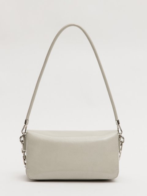 Светло-серый кросс-боди Royal cuir (Royal cuir) - артикул: 0К-00077341 - ракурс 2