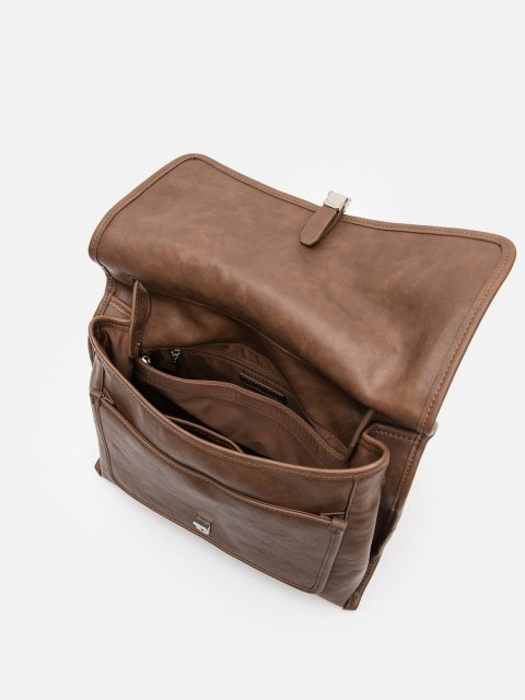 Коричневый кросс-боди Royal cuir (Royal cuir) - артикул: 0К-00080259 - ракурс 3