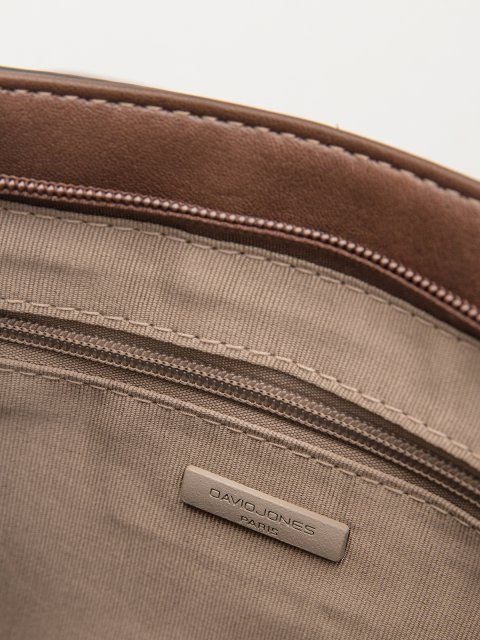 Коричневый сэтчел David Jones (Дэвид Джонс) - артикул: 0К-00079444 - ракурс 4