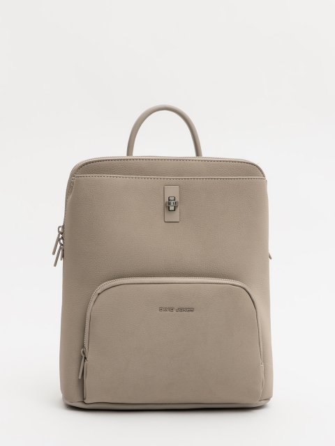 Темно-бежевый рюкзак David Jones (Дэвид Джонс) - артикул: 0К-00077153 - ракурс 1