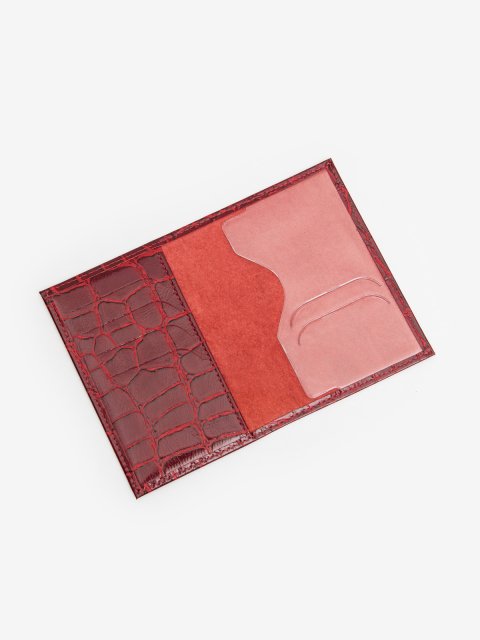 Красная обложка для документов Angelo Bianco (Анджело Бьянко) - артикул: 0К-00075589 - ракурс 1