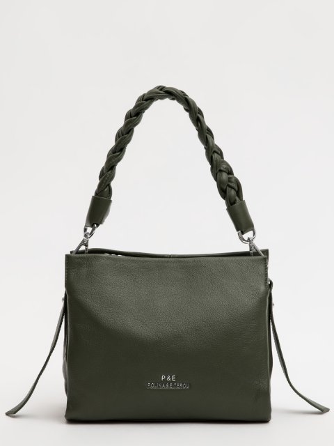 Зелёный кросс-боди Polina (Полина) - артикул: 0К-00073140 - ракурс 1