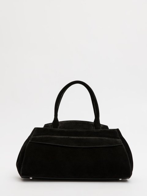 Чёрный саквояж Polina (Полина) - артикул: 0К-00073163 - ракурс 2