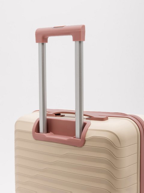 Бежево-розовый чемодан S.Lavia (Славия) - артикул: 0К-00067818 - ракурс 7