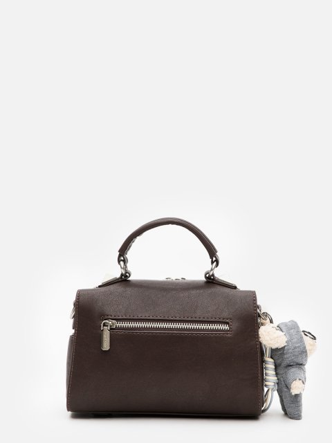 Темно-коричневый саквояж Royal cuir (Royal cuir) - артикул: 0К-00080302 - ракурс 2