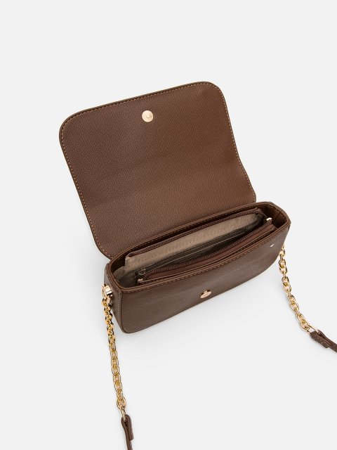 Коричневый кросс-боди David Jones (Дэвид Джонс) - артикул: 0К-00079364 - ракурс 3