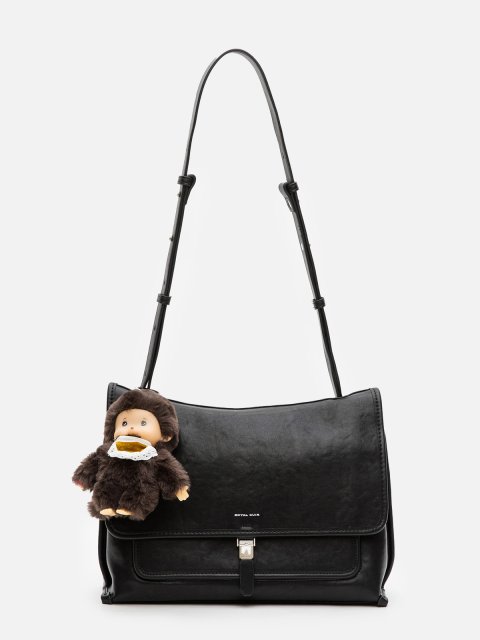 Чёрный кросс-боди Royal cuir (Royal cuir) - артикул: 0К-00080260 - ракурс 1