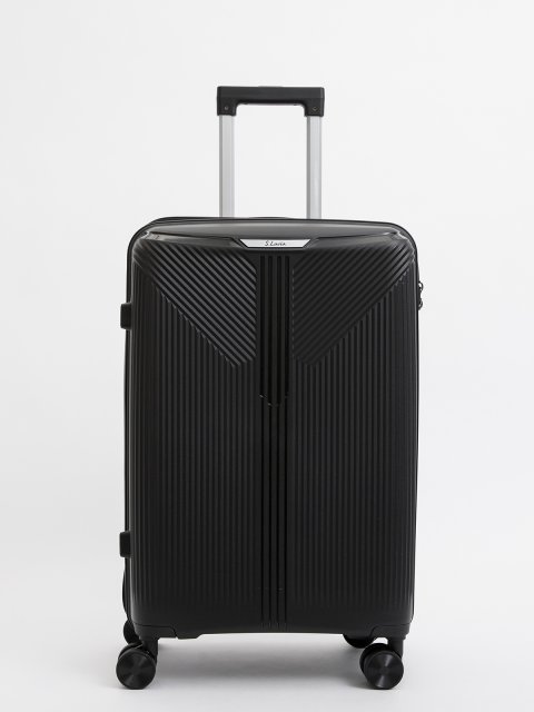Чёрный чемодан S.Lavia (Славия) - артикул: 0К-00075384 - ракурс 1