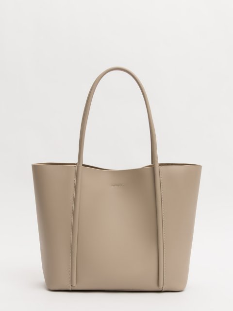 Бежевый шоппер AT YOU (AT YOU) - артикул: 0К-00077245 - ракурс 3