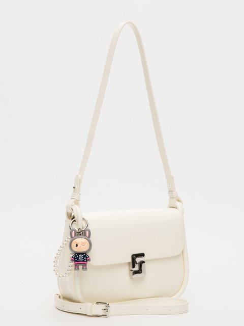 Белый кросс-боди Royal cuir. Вид 4.