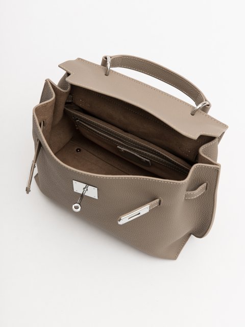 Серо-коричневый сэтчел AT YOU (AT YOU) - артикул: 0К-00077232 - ракурс 3