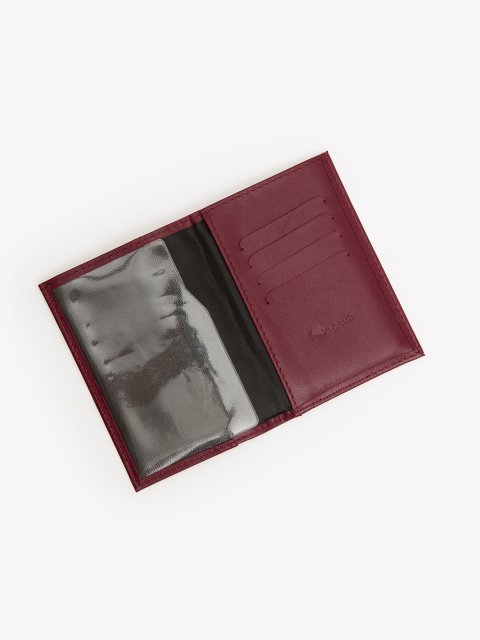 Бордовая обложка для документов Angelo Bianco (Анджело Бьянко) - артикул: 0К-00074776 - ракурс 1