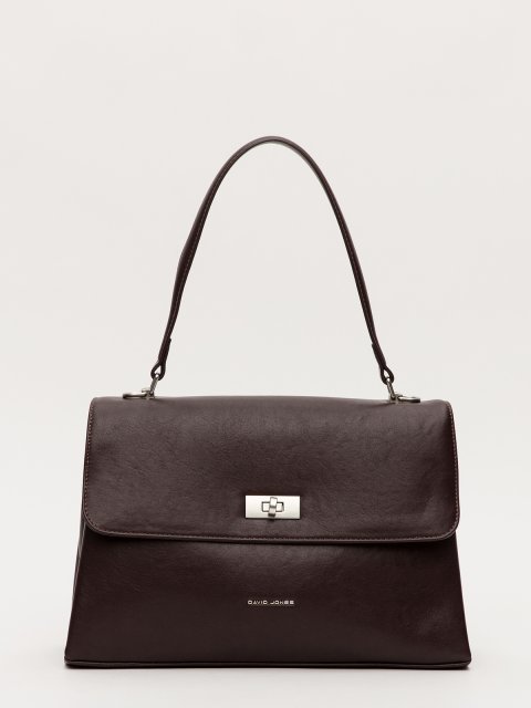 Бордовый сэтчел David Jones (Дэвид Джонс) - артикул: 0К-00079697 - ракурс 1