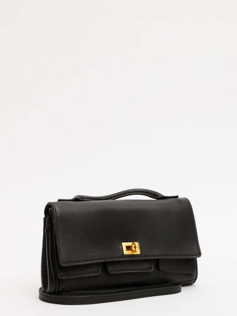 Чёрный сэтчел Polina - 8950.00 руб